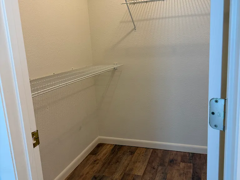 Master walk-in closet