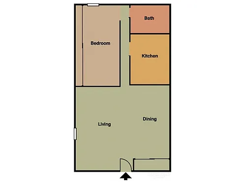 Floor plan 1X1