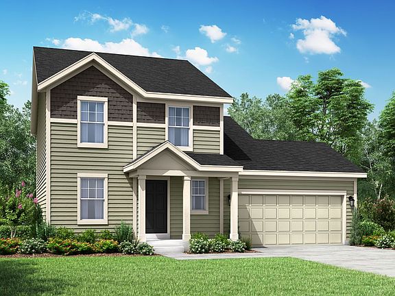 Fulton floorplan Cottage elevation William Ryan Homes