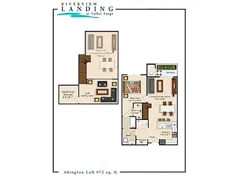 Floor plan Abington Loft