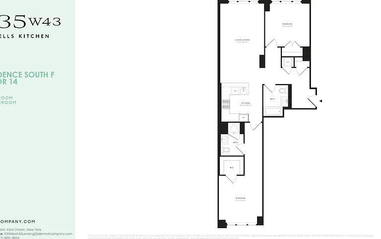 535 W 43rd St S #14F — Photo 2