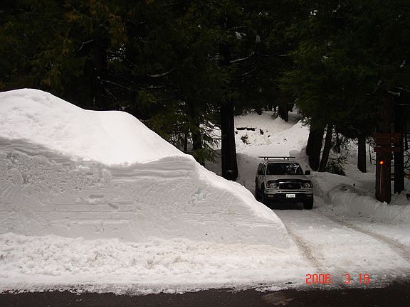 Snow bank