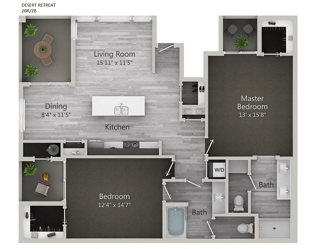 Floor plan Desert Retreat