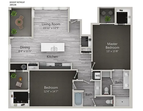 Floor plan Desert Retreat