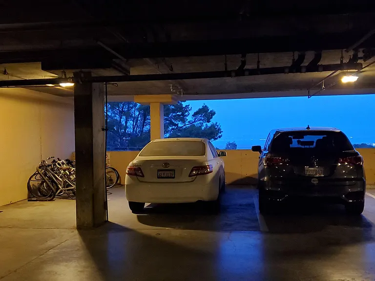 2 car parking spot by the elevation door