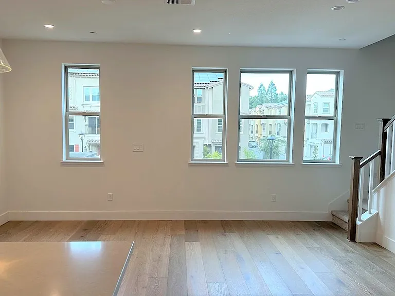 Living room, view from kitchen