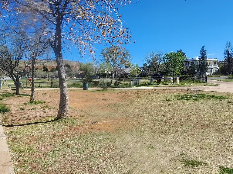 House faces Vista Park, a large multiuse park in the center of the Warren area of Bisbee - playground, tennis and pickleball courts, and Saturday morning Farmer's Market. Sit in the front porch swing and enjoy the views and activities