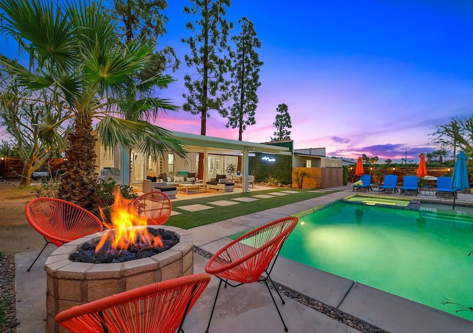 3BR Pool & Spa Home Sleep 8 Palm Springs — Photo 1
