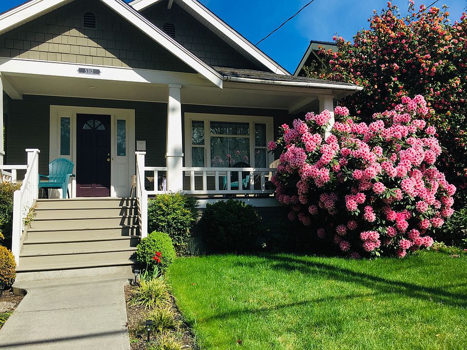 House exterior on a spring day