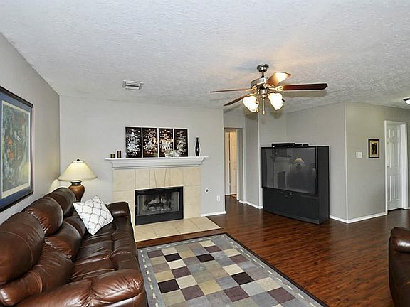 Great open living space with fireplace!
