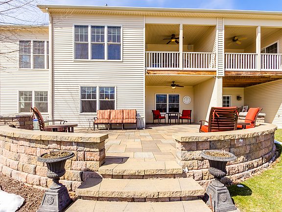 Covered porch and patio