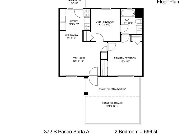 4th image of 372 S Paseo Sarta APT A
