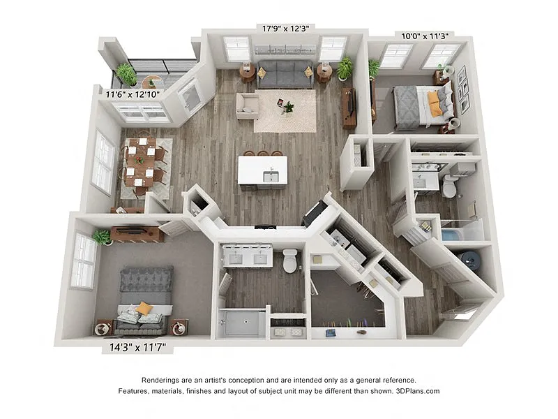 Floor plan Blue Ridge
