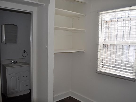 bedroom and bathroom
