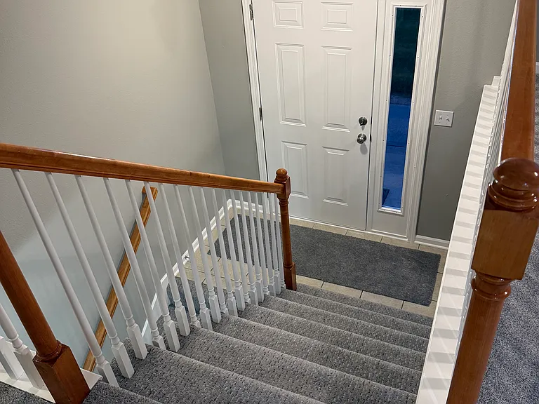 All new carpeting on upper and lower levels throughout