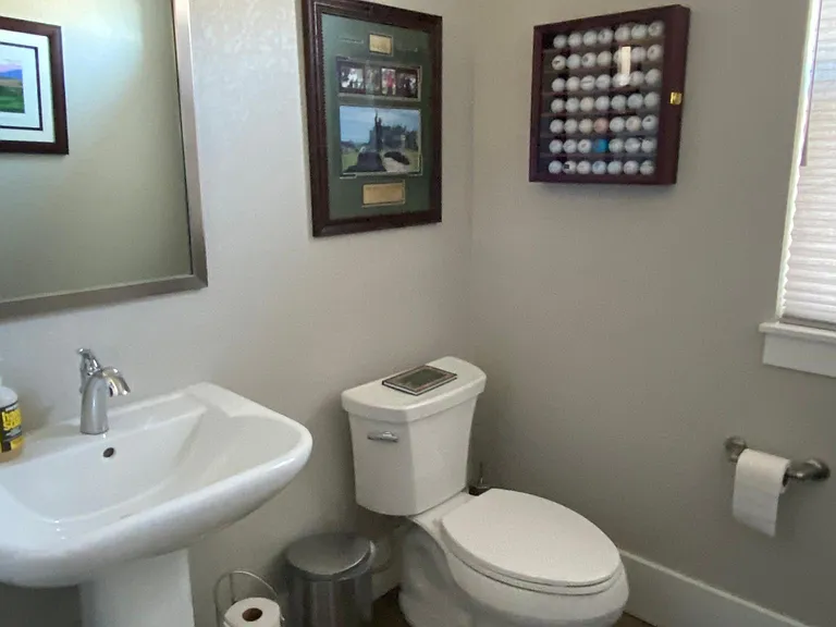 Powder room toilet