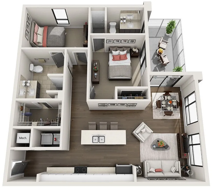 Floor plan B4