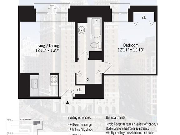 2nd image of 50 W 34th St APT 20A11