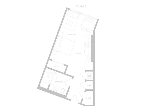 Floor plan Alta Studio G