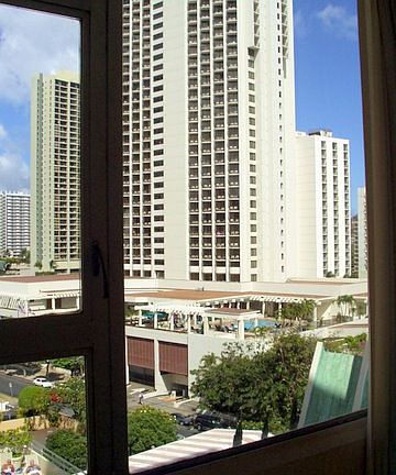 view of hotel next door