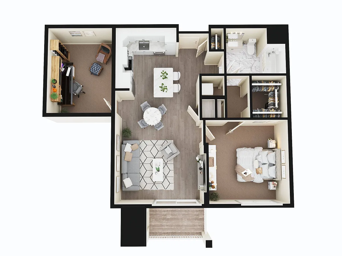 Floor plan A1CD