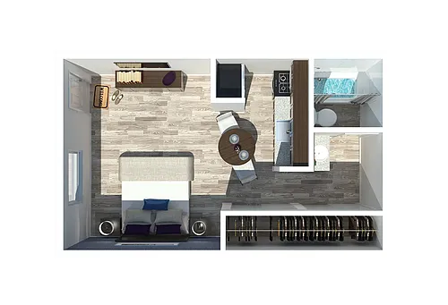 Floor plan Studio