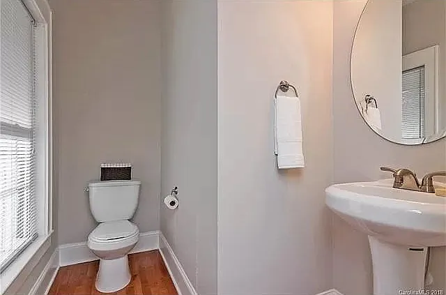 Half bath on first floor