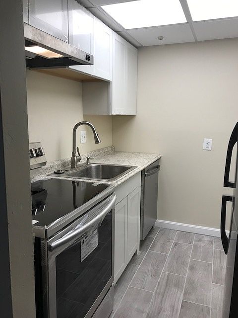 Newer kitchen with modern appliances