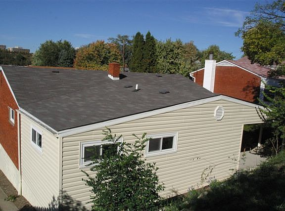 Addition in rear of house