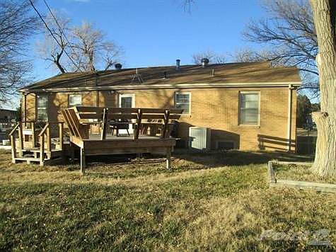 deck and back of house