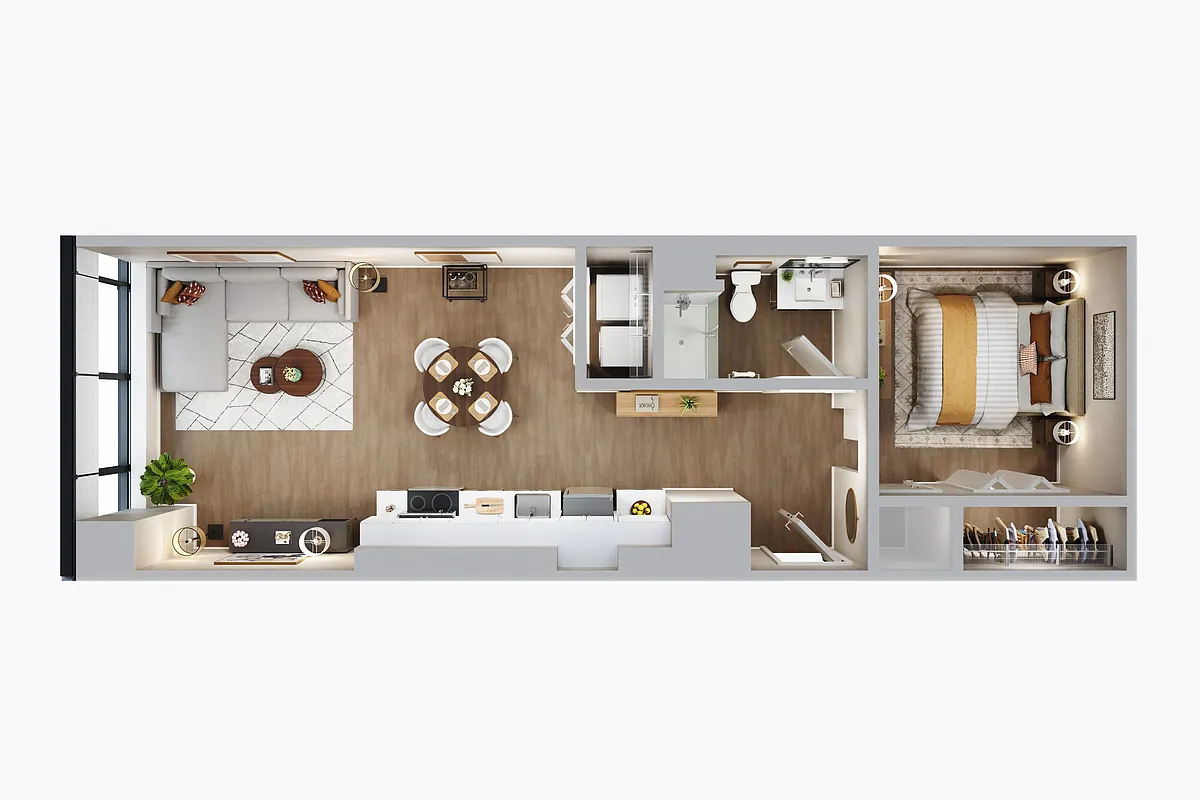 Floor plan Ferrara Flats E