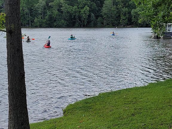 300 Ft. of lake frontage.