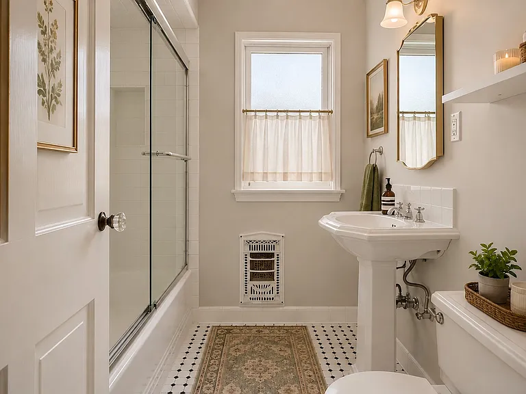 Guest hallway bathroom