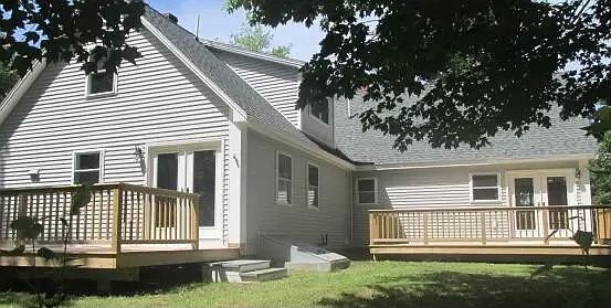 The deck for #1 to the right.