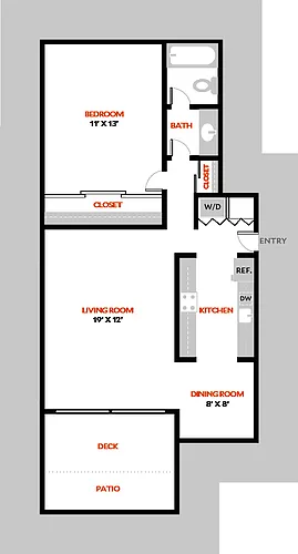 Floor plan Plan 1AR