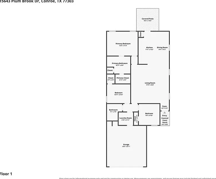 3 bed, 2.0 bath, 1306 sqft, $1,580 — Photo 2