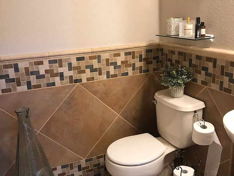 Main floor powder room.