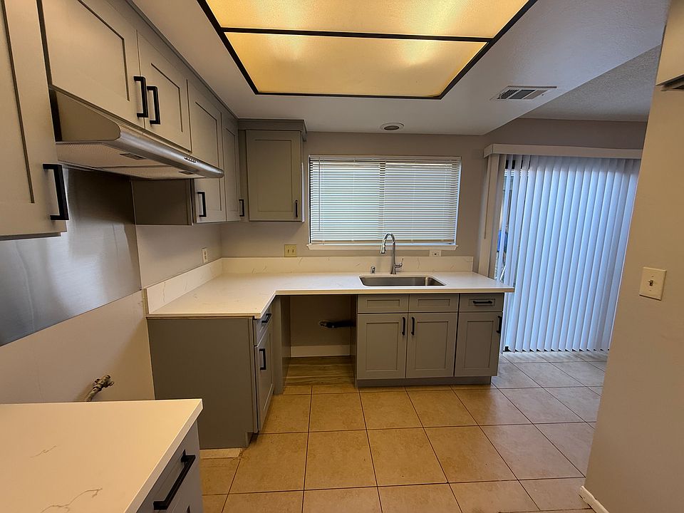 Newly renovated kitchen with new dishwasher and oven range. New dishwasher and new oven range are not pictured but will be installed prior to move-in.