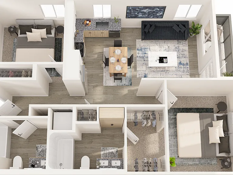2C Floor Plan - 3D 2C Floor Plan - 3D