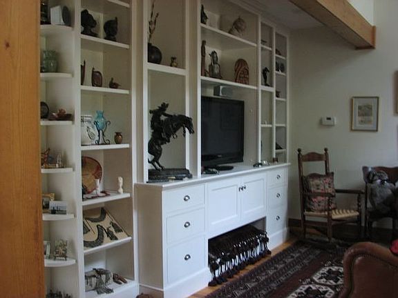 Built in cabinets in Family Room