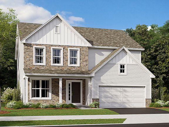 Evanston Elevation B w Optional Stone