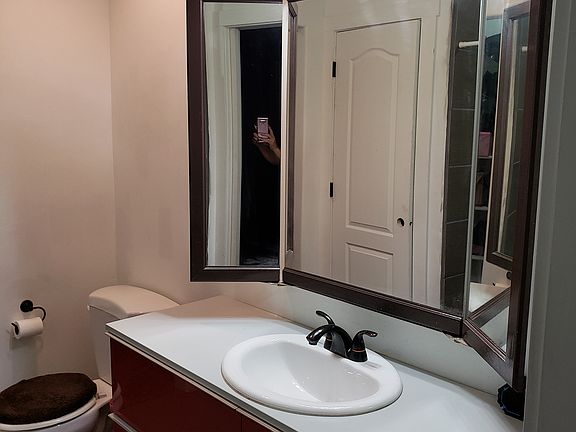 Fold out mirror