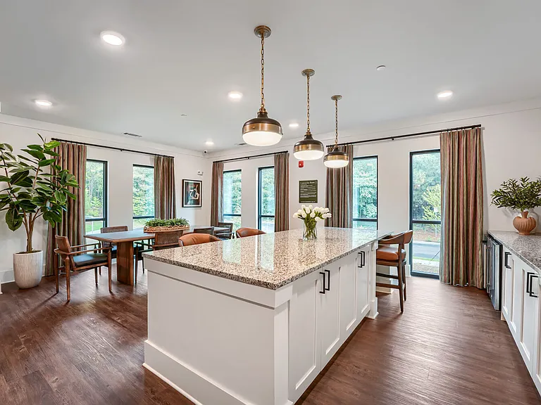 Clubhouse dining area