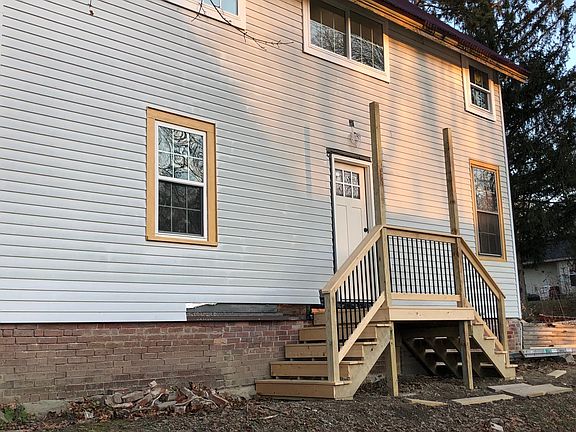 Cover will go over front door and platform.