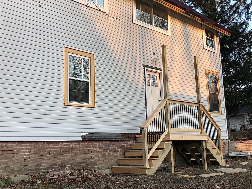 Cover will go over front door and platform.