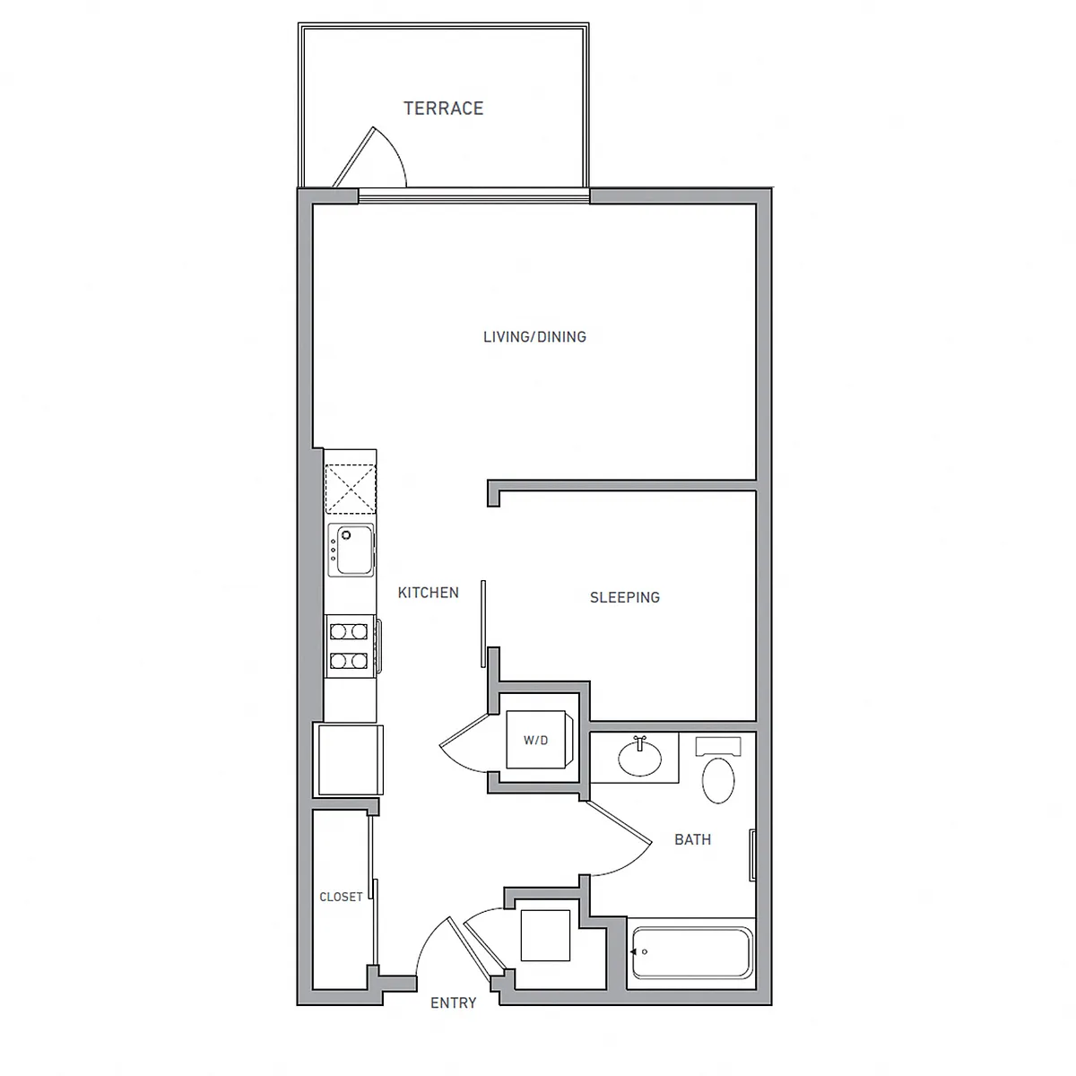 Floor plan A1U B