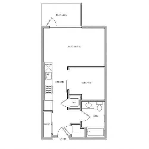 Floor plan A1U B