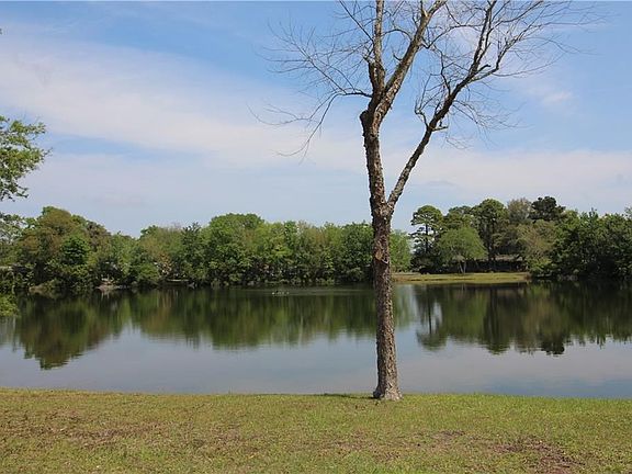 Lake view from front of home.