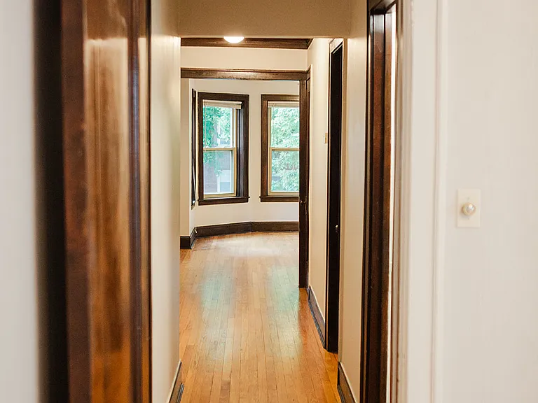 Hall to front