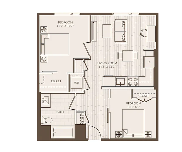 Floor plan B1U
